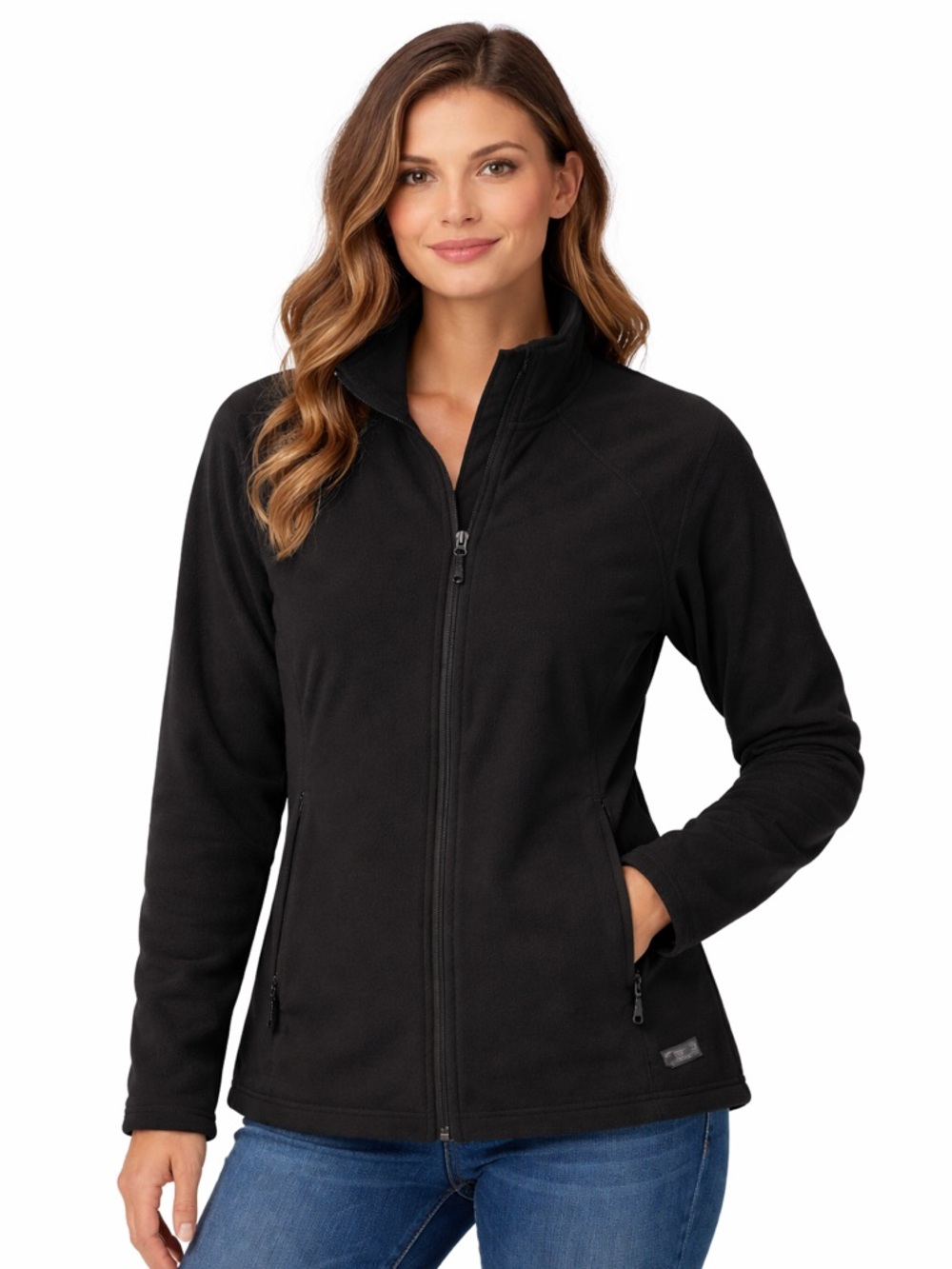 REI women’s black zip up xl jacket preowned in good condition